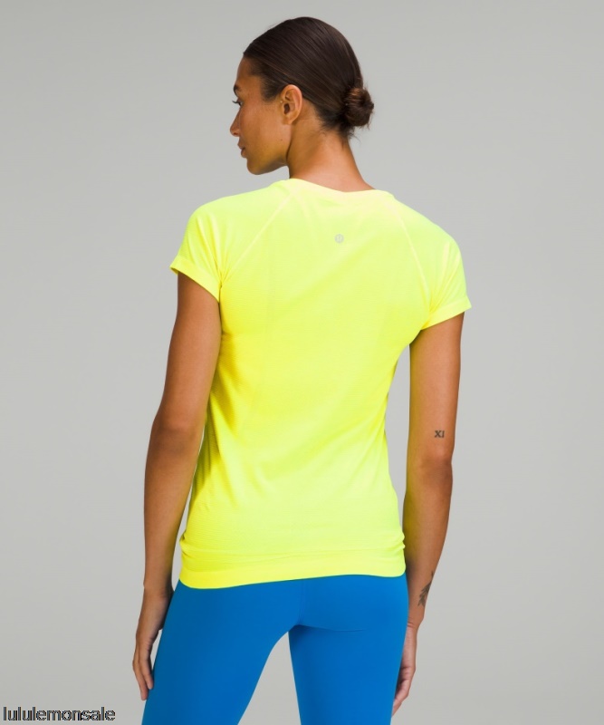 Lululemon Damen DELULU158 | Highlight Gelb Swiftly Tech Kurzarmshirt 20